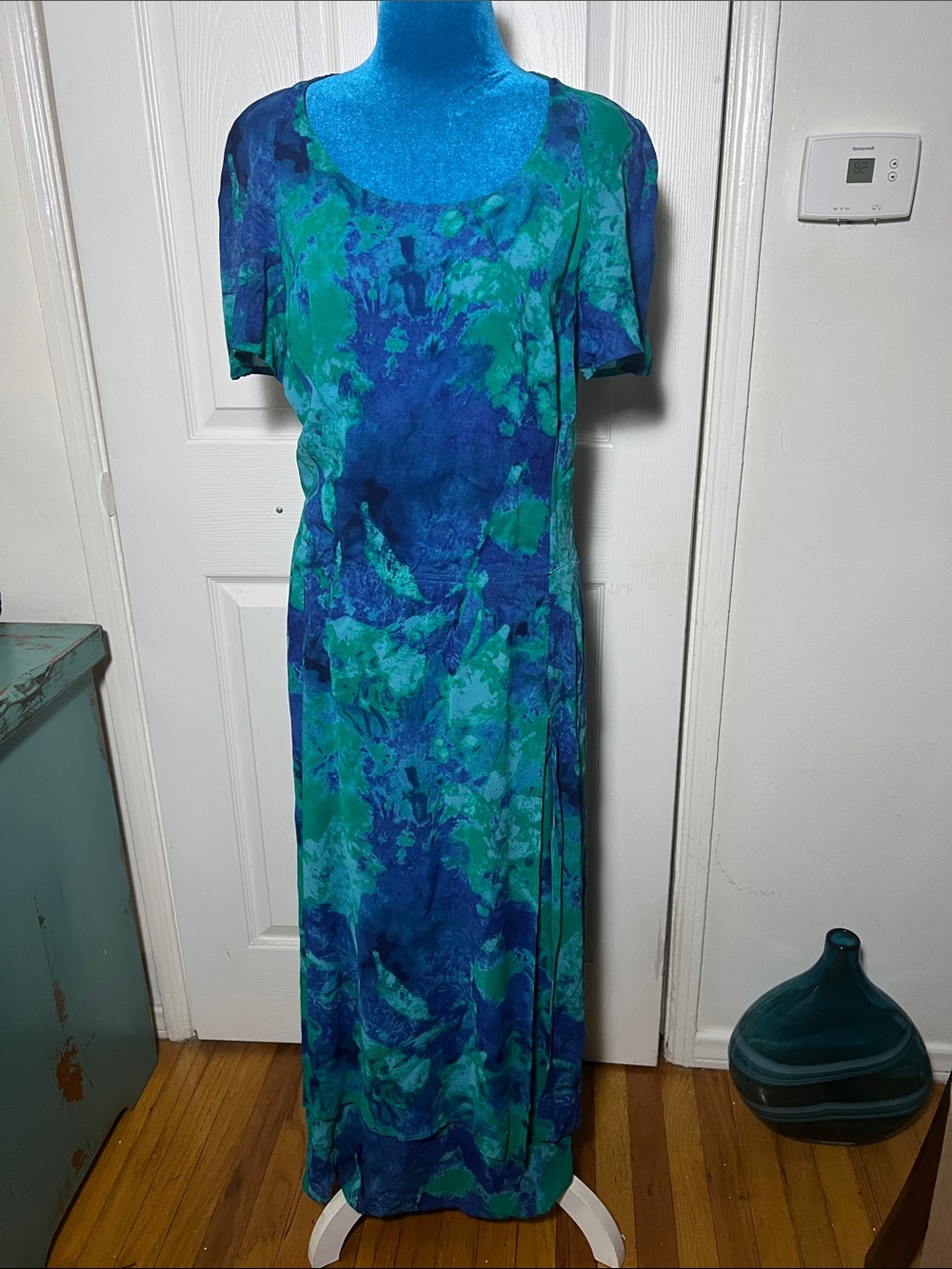 Vintage WEILL Multicolor Maxi Dress Women’s 8